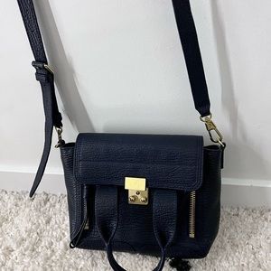 Blue crossbody Phillip bag